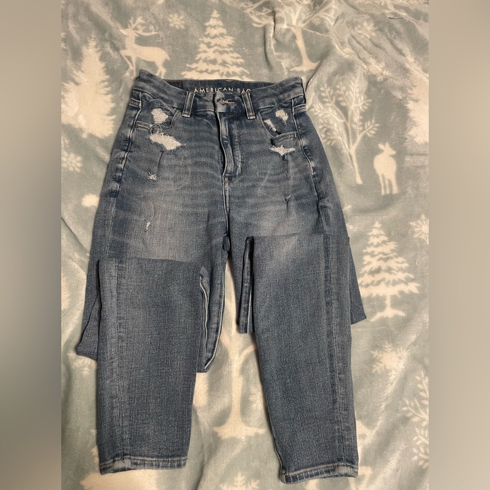 AE curvy high rise jeans